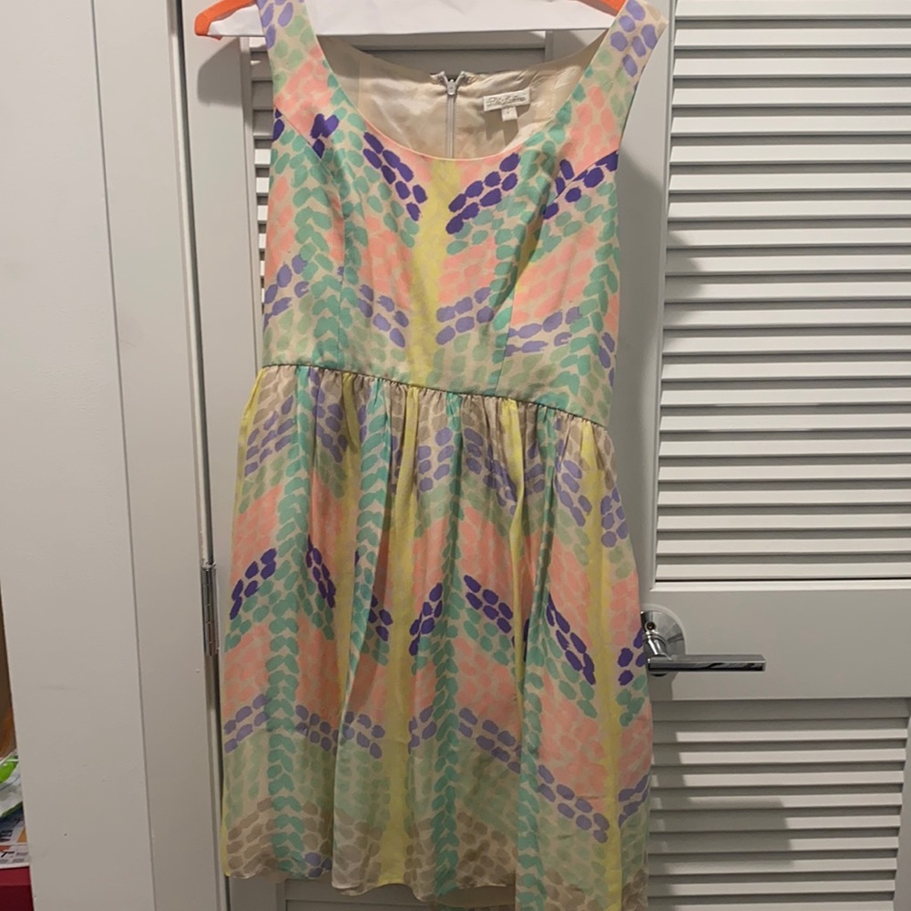 Shoshanna Multicolored Dot Dress